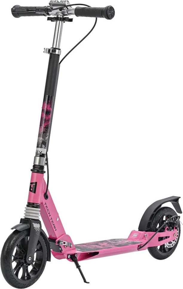 

Двухколесный подростковый самокат Tech Team City Scooter Disk Brake 2024 (розовый)