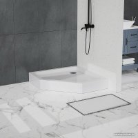 Душевой поддон BelBagno TRAY-BB-P-90-15-W 90x90