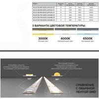 Светодиодная лента Wolta WLSCOB-11W/6500/24H480-01
