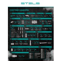 Универсальный набор инструментов Stels 14115 (216 предметов)