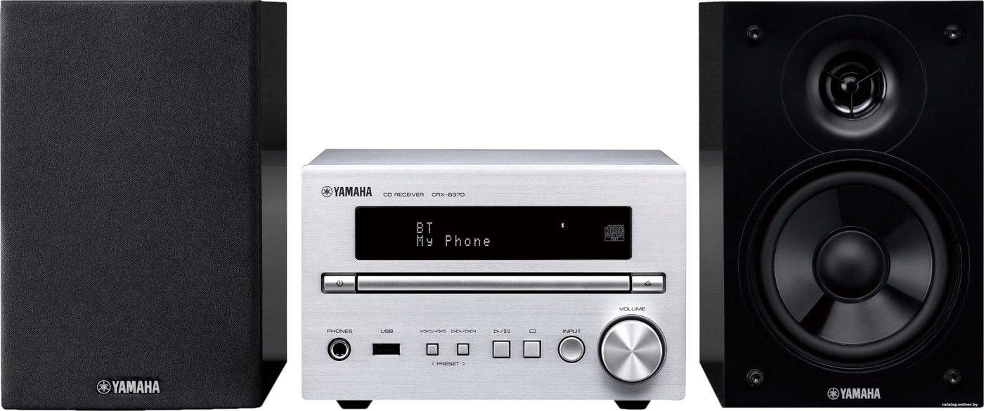 Музыкальный центр Yamaha MCR-B370 (черный/серебристый)