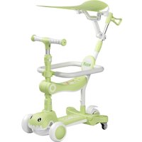 Трехколесный самокат Ricos T-Rex JSCML603B (белый/зеленый)