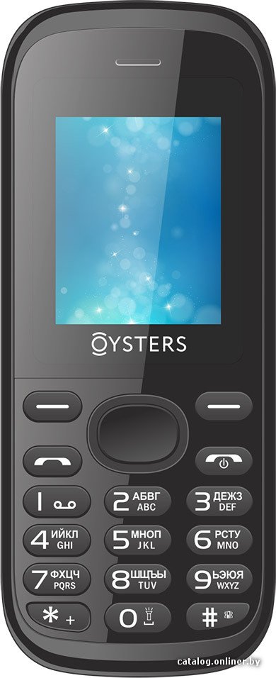 Кнопочный телефон Oysters Samara Black