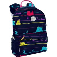 Детский рюкзак Grizzly Кошечки на синем RK-678-1 (синий)