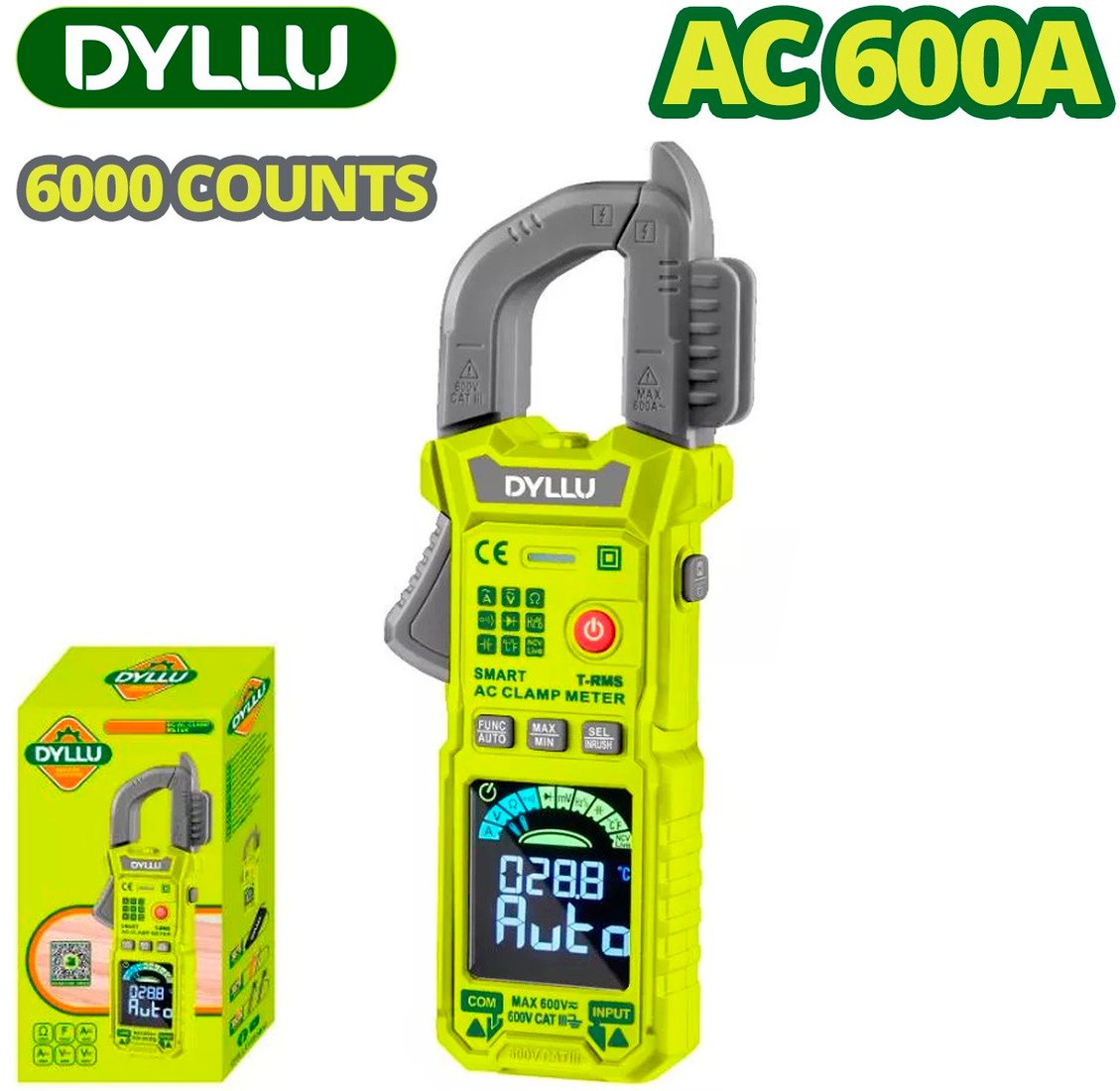 Токовые клещи Dyllu DTDM6505