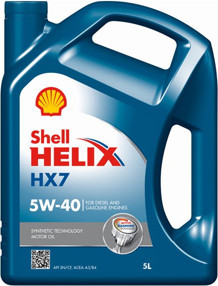 Моторное масло Shell Helix HX7 5W-40 5л