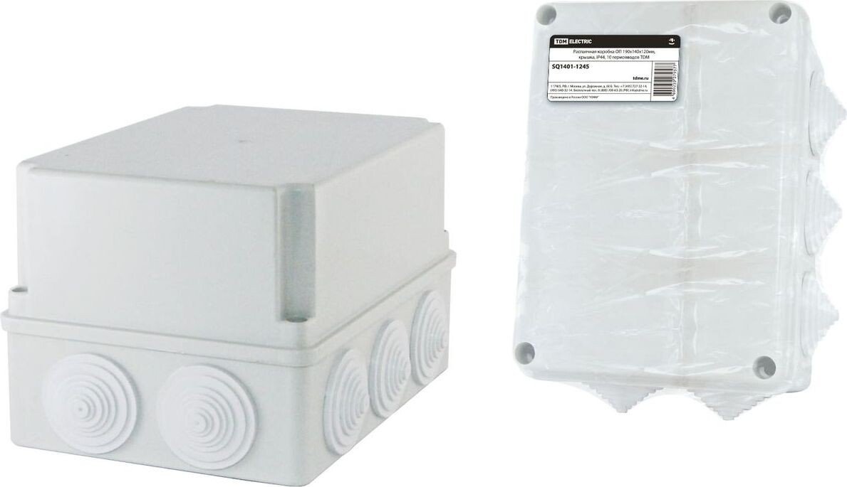 

Накладная коробка TDM Electric SQ1401-1245 (белый)