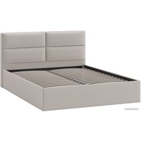 Кровать Трия Глосс универсальный тип 1 160x200 (велюр Confetti Smoke)