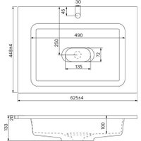  IDDIS Тумба с умывальником Esper 60 ESP60W0i95K