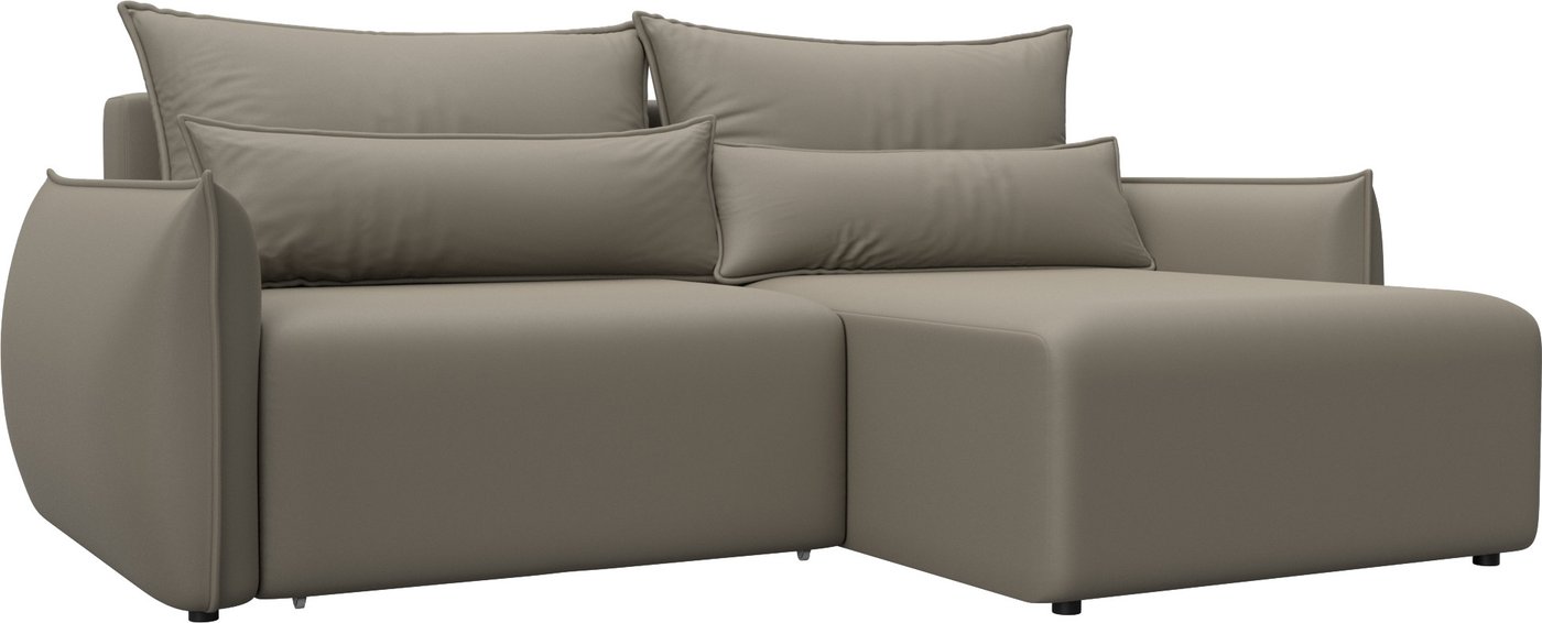 

Угловой диван Лига диванов Лига-051 НПБ универсальный 129886 (экокожа Grifon 04 бежевый)