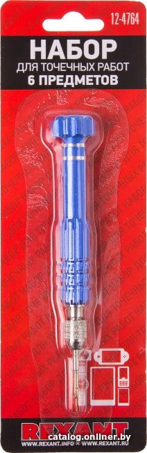 Набор отверток прецизионных Rexant 12-4764 (6 предметов)