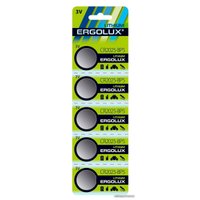 Батарейка Ergolux CR2025 BL-5 5шт