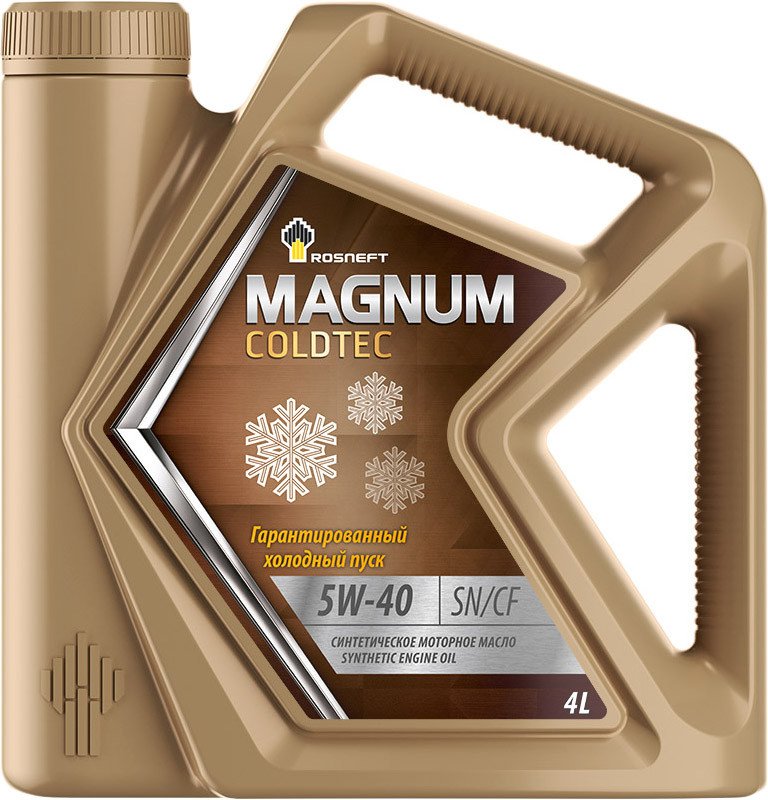 

Моторное масло Роснефть Magnum Coldtec 5W-40 4л