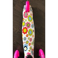 Трехколесный самокат Scooter Mini 038z (розовый/цветы)