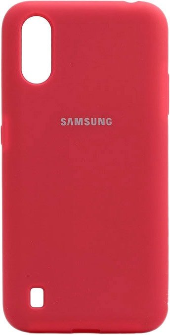 

Чехол для телефона EXPERTS Soft-Touch для Samsung Galaxy A70 (малиновый)