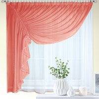 Тюль Nivasan Ромео 280x170 левая RM (темно-терракотовый)