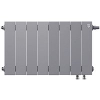 Биметаллический радиатор Royal Thermo PianoForte 300 VDR Silver Satin (8 секций)