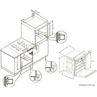Электрический духовой шкаф Korting OKB 792 CFN