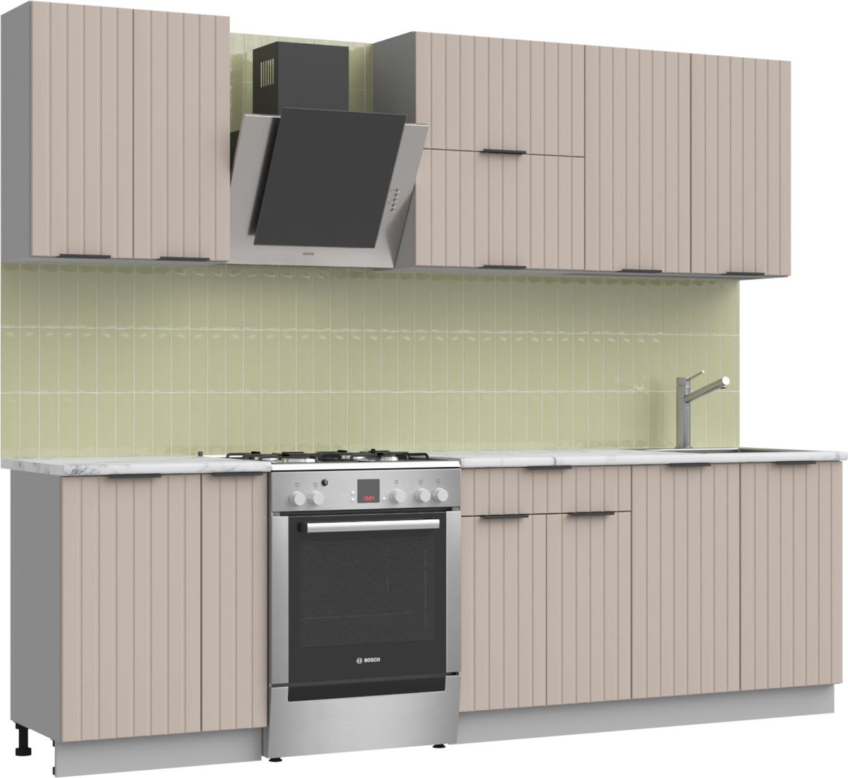 

Готовая кухня Arvento АНТА-плюс 2м (капучино)