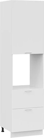 

Шкаф напольный Трия Габриэлла 1П6Я2 с одной дверью и двумя ящиками (белый/сноу)