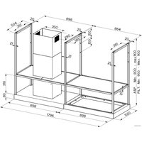 Кухонная вытяжка Faber T-Shelf EV8 BK Matt A180 325.0606.131 в Бресте