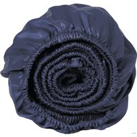 Евро комплект постельного белья Loon Adelina (евро, наволочка 70x70, темно-синий)