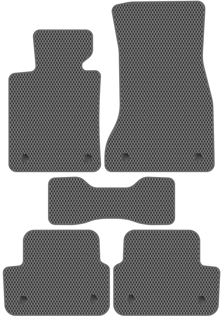 

Комплект ковриков для авто Alicosta BMW 5-Series VII (седан / G30, F90) 2016 - Н.В. (серый, ромб)