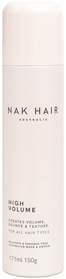 

Спрей NAK для укладки волос Для объема и текстуры High Volume средняя фиксация 150 мл