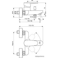 Смеситель Ideal Standard Cerafine O BC500XG