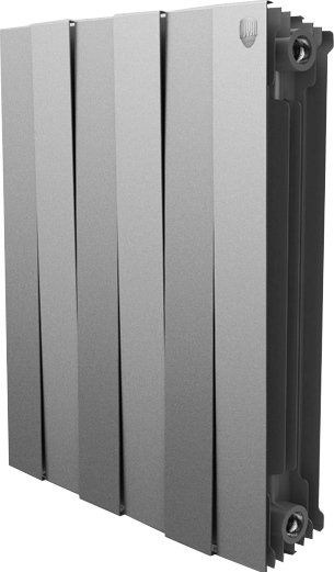 

Биметаллический радиатор Royal Thermo PianoForte 500 Silver Satin (5 секций)