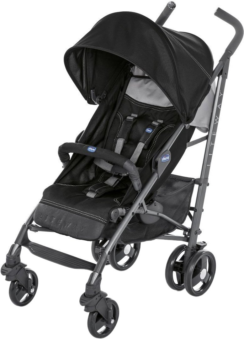 

Коляска прогулочная «трость» Chicco Lite Way 3 Top (jet black)