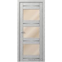 Межкомнатная дверь MDF-Techno Dominika 300 50x200 (скай оук белый/лакобель кремовый)