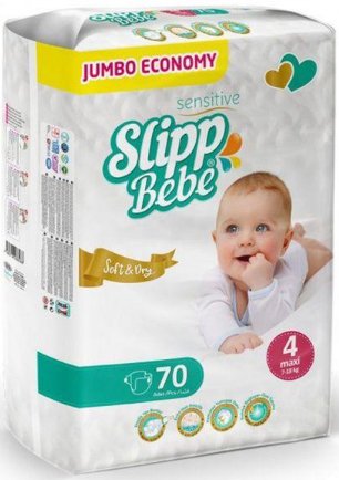 

Подгузники Slipp Bebe Maxi J-304 (70 шт)