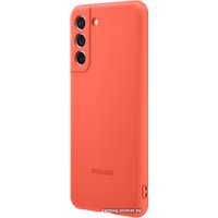 Чехол для телефона Samsung Silicone Cover S21 FE (коралловый)