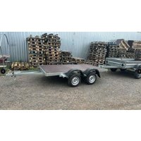 Двухосный прицеп AvtoS A30Р2B (3000x1500x300, R16, ресс. 3302 ГАЗ-1лист, тент 800мм)