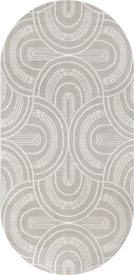 Ковер для жилой комнаты Safyun Bravo SN550-BEIGE-OVAL (0.8x1.5)