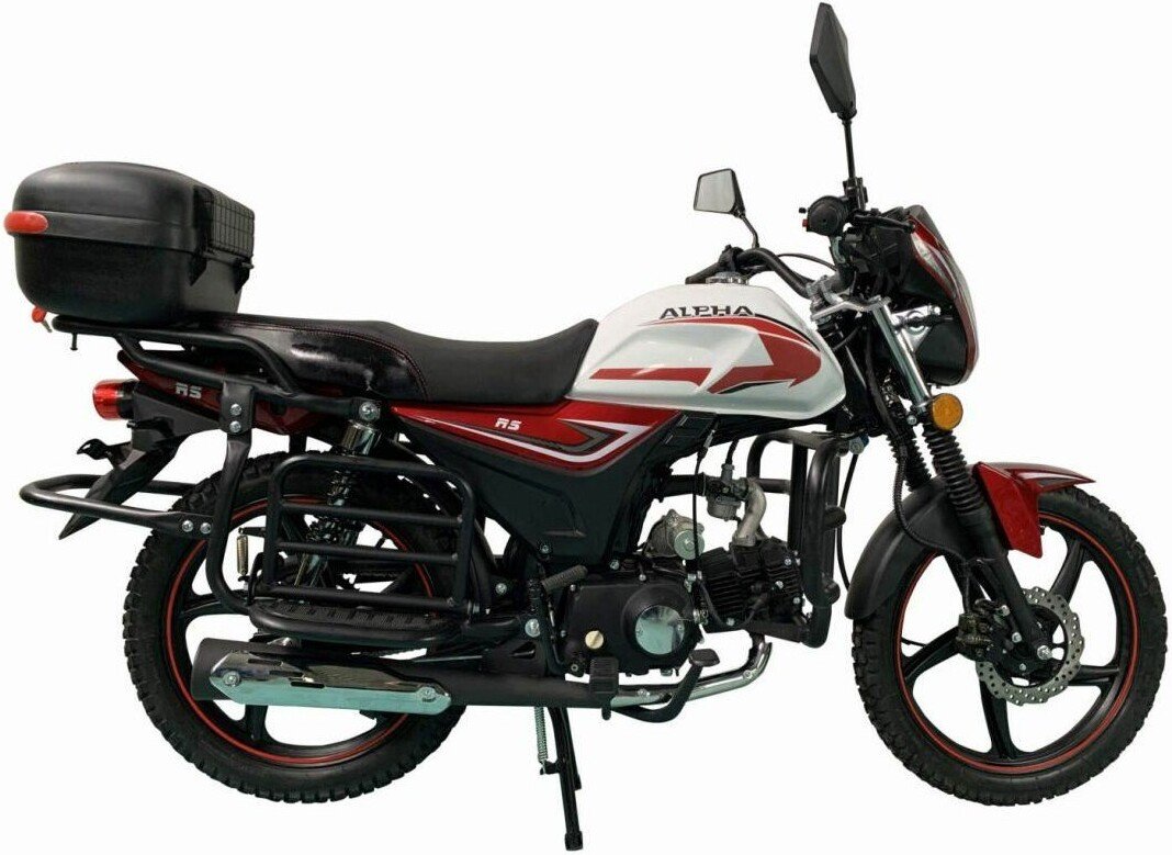 

Мопед Motoland Альфа RS 11 LM48-B (белый/красный)