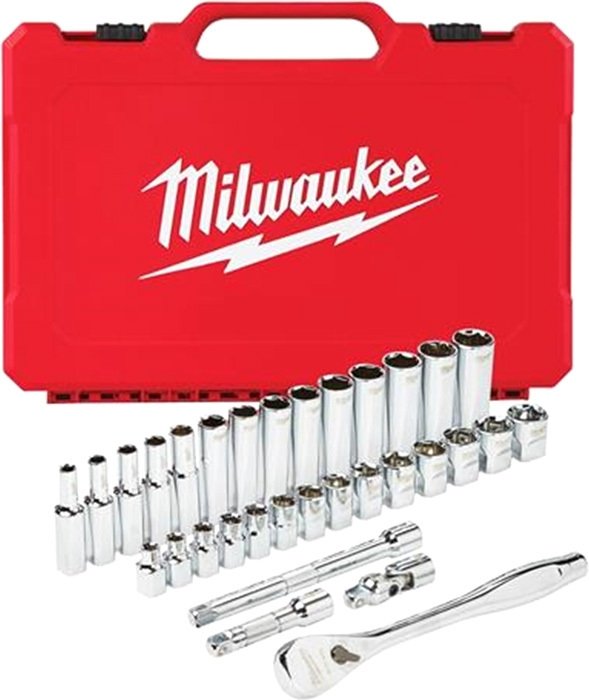 

Набор трещотка с головками Milwaukee 4932464945 (32 предмета)