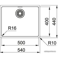 Кухонная мойка Franke Maris MRX 110-50 122.0543.996