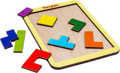

Мозаика/пазл WoodLand Toys Тетрис малый. Классика 065201