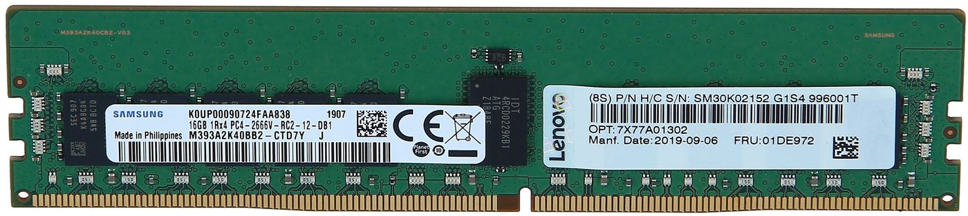 

Оперативная память Lenovo 7X77A01302