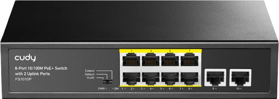 

Неуправляемый коммутатор Cudy FS1010P 2.0