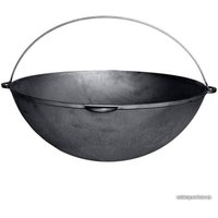 Казан Биол татарский чугунный с дужкой и крышкой 15 л