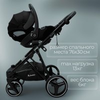 Универсальная коляска Bubago Savella 3в1 BG 199-2 (серый)