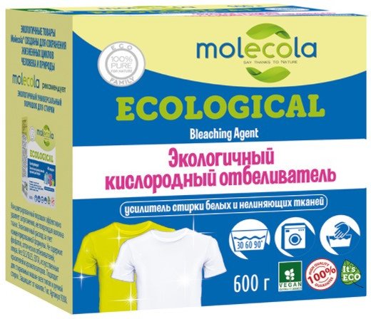

Отбеливатель molecola Кислородный (600 г)