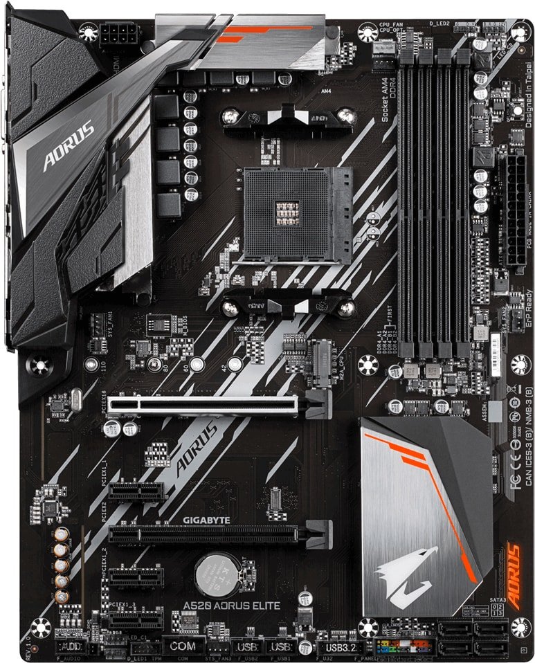 

Материнская плата Gigabyte A520 Aorus Elite (rev. 1.0)