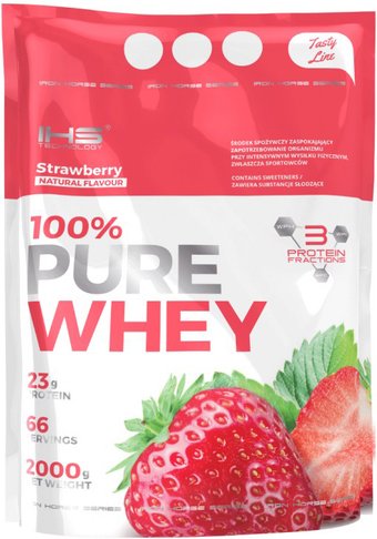 Протеин сывороточный (изолят) IHS Pure Whey (2кг, клубника)