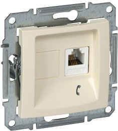 Розетка телефонная Schneider Electric Sedna SDN4101147