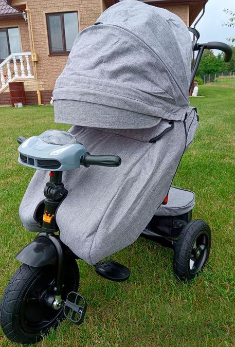 

Детский велосипед Kinder Trike Comfort 3 в 1 (серый)