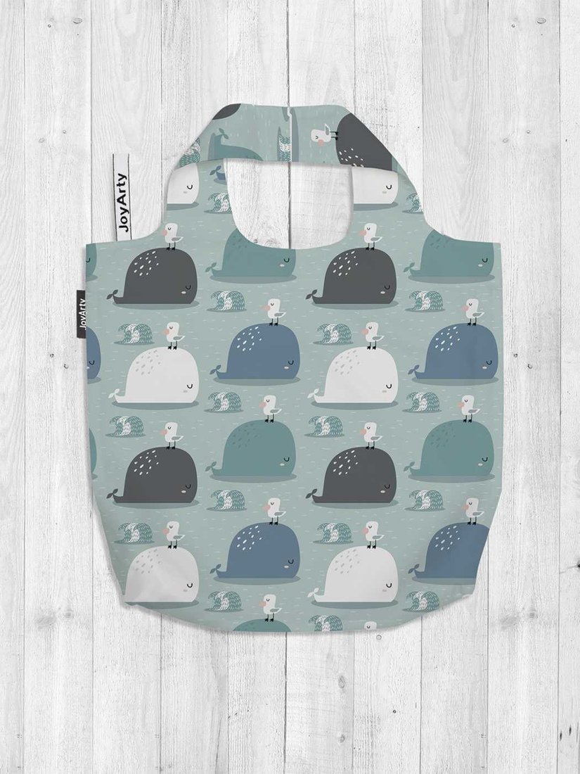 

Сумка шоппер JoyArty Друзья чайка да кит bstl_164366